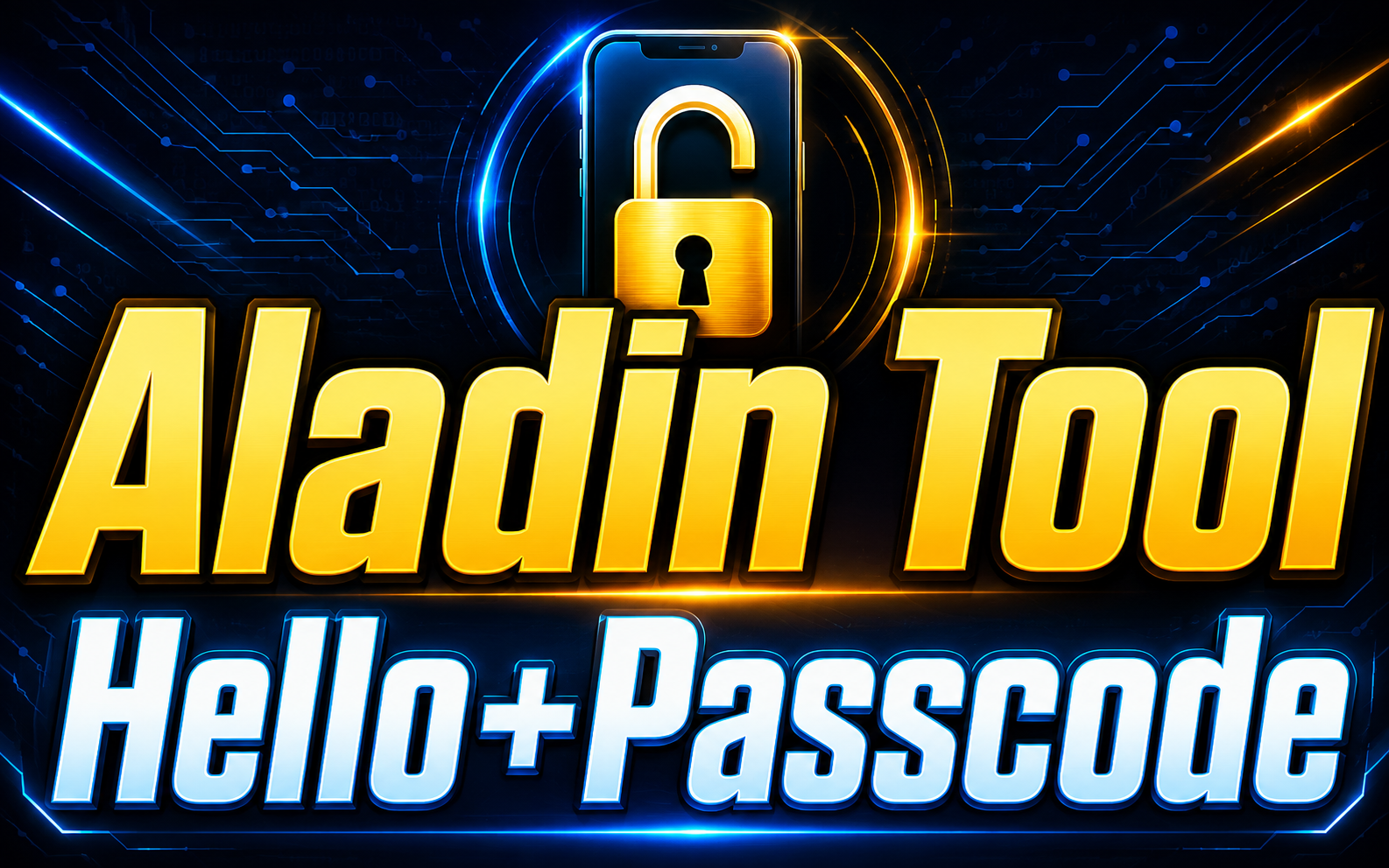 🍎Aladin Tool  A12-A13 CPU (Hello + Passcode) Windows Tool iOS 26.6xx Support