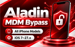 Aladin MDM Bypass – All iPhone Models Supported | iOS 7 to 27.x (27.0.1, 27.0.2 & All Versions)